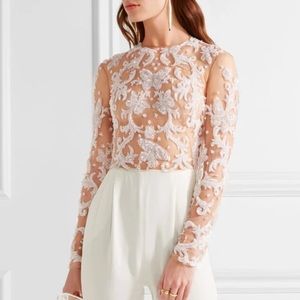 white embellished jumpsuit